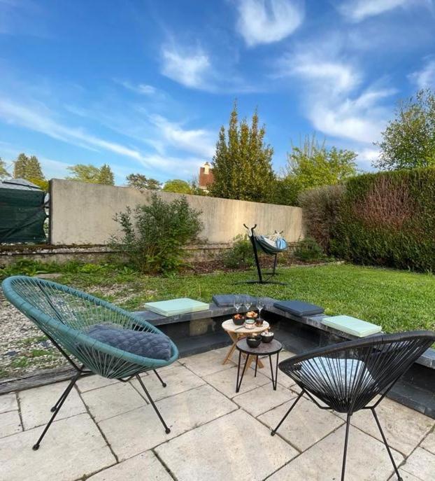 Charmante Maison Bourguignonne Avec Grand Jardin Et Parking Montbard Esterno foto